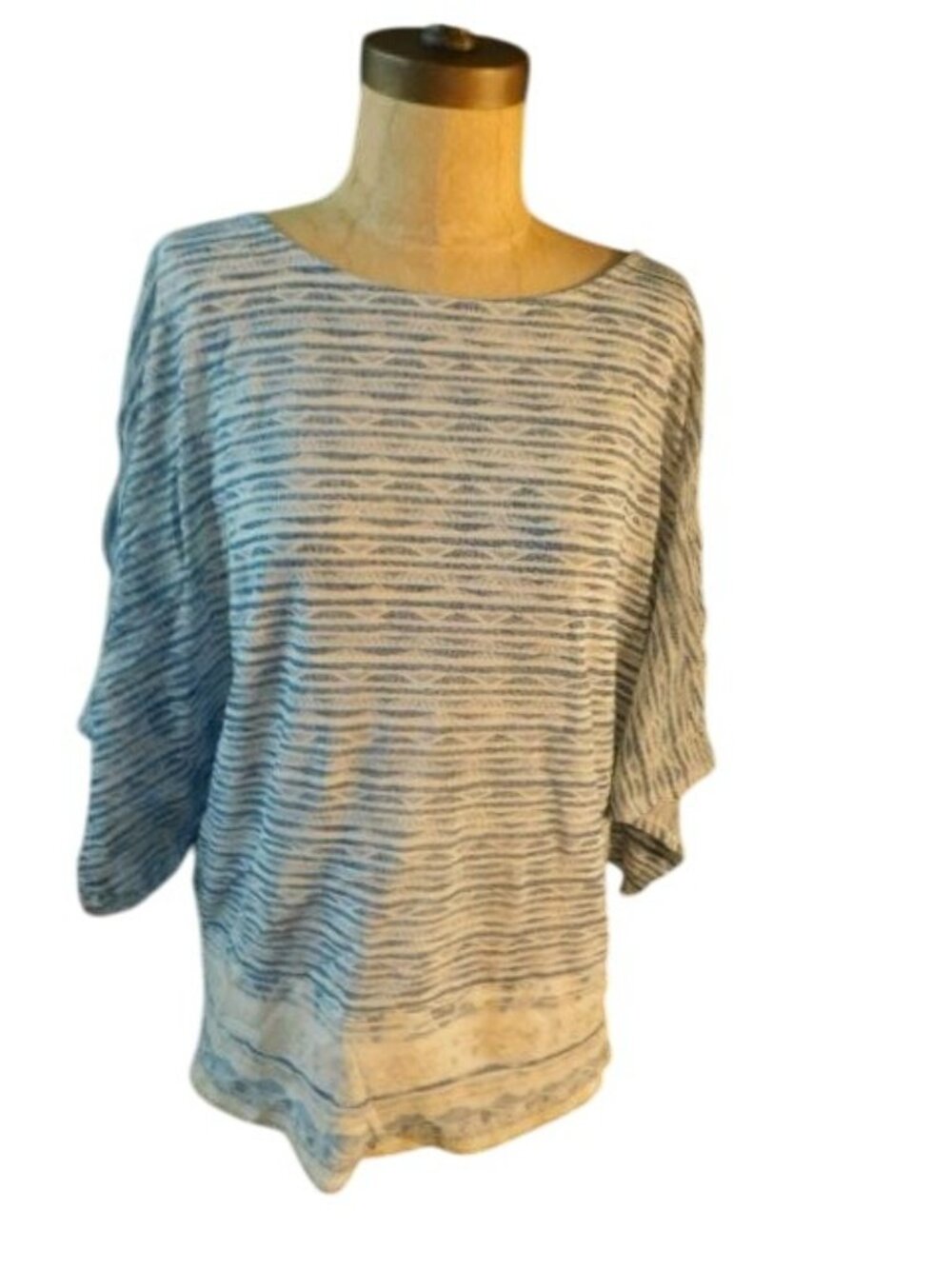 Chico's Size XL (3) Boho Kimono Sleeve Top